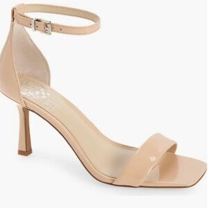 NEW Size 7 Vince Camuto Beige Ankle Strap Heels